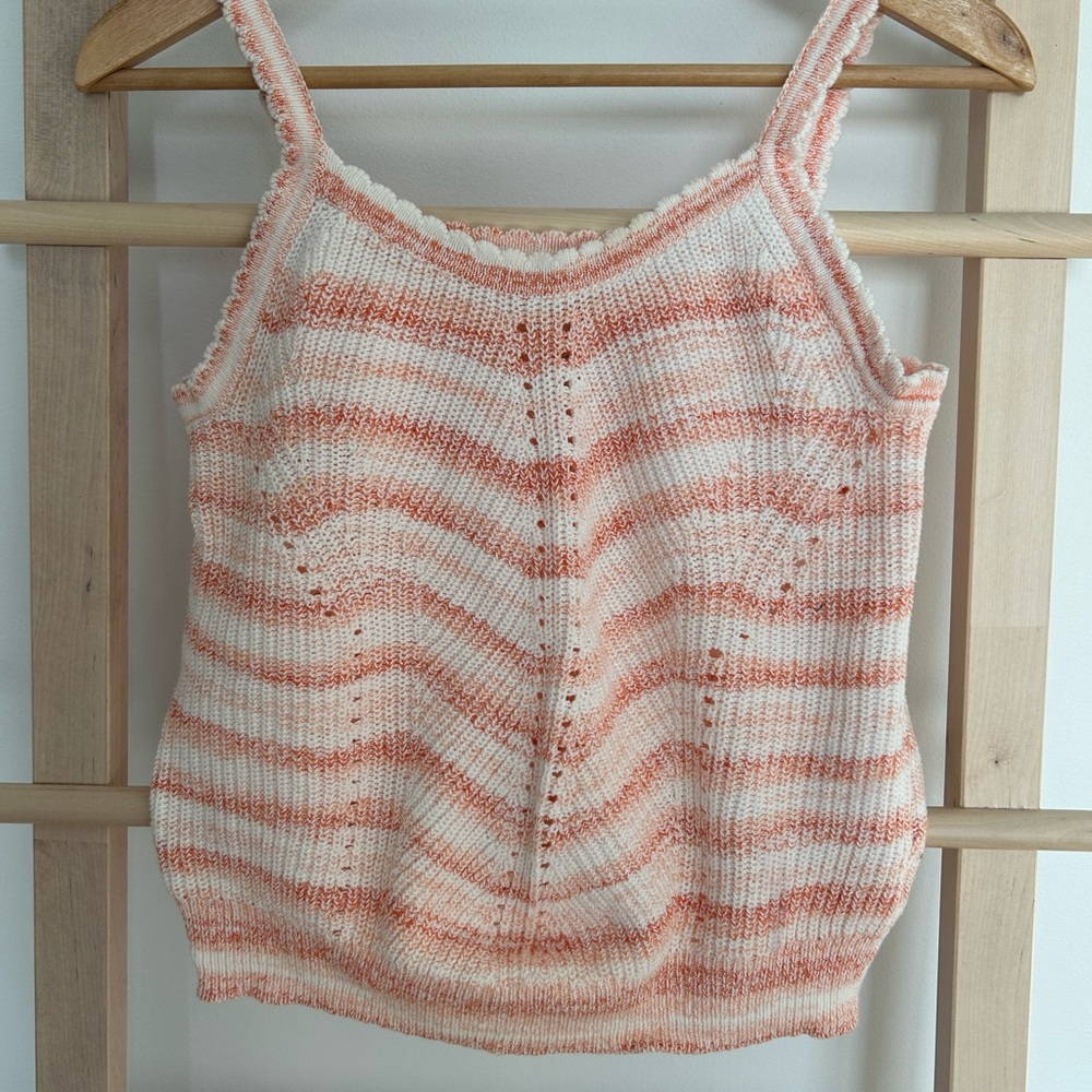 Striped Knit Tank Top